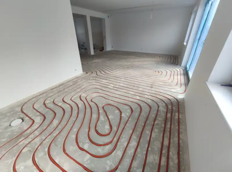 Nowy segment z frezowanym ogrzewaniem podłogowym – Koszalin