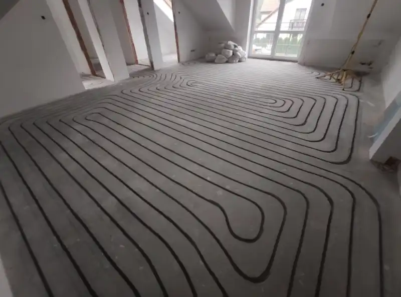 Frezowanie ogrzewania podłogowego w nowym domu od dewelopera – Gdańsk