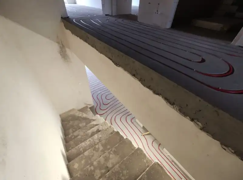 Podłogówka frezowana w stanie deweloperskim – inwestycja Szczecin