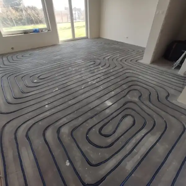 Podłogówka frezowana w stanie deweloperskim – inwestycja Lębork